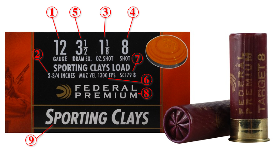 Federal Monark Trap Shells Ammo Box Clay Target COASTER 12 ga 